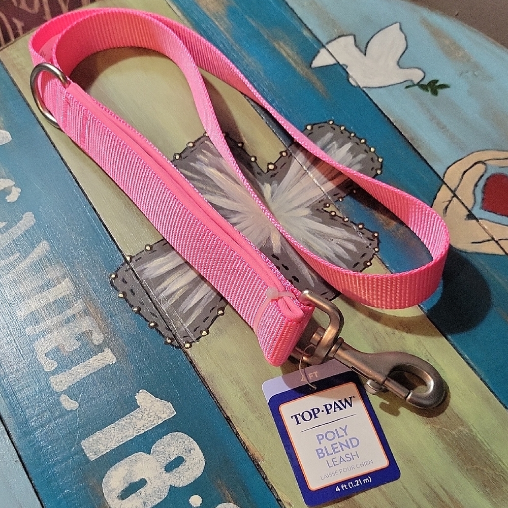 Top Paw Bright Pink Dog Leash